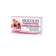Farmaderbe Mucolid Immuno-Bronc 24 caramelle per la gola-1