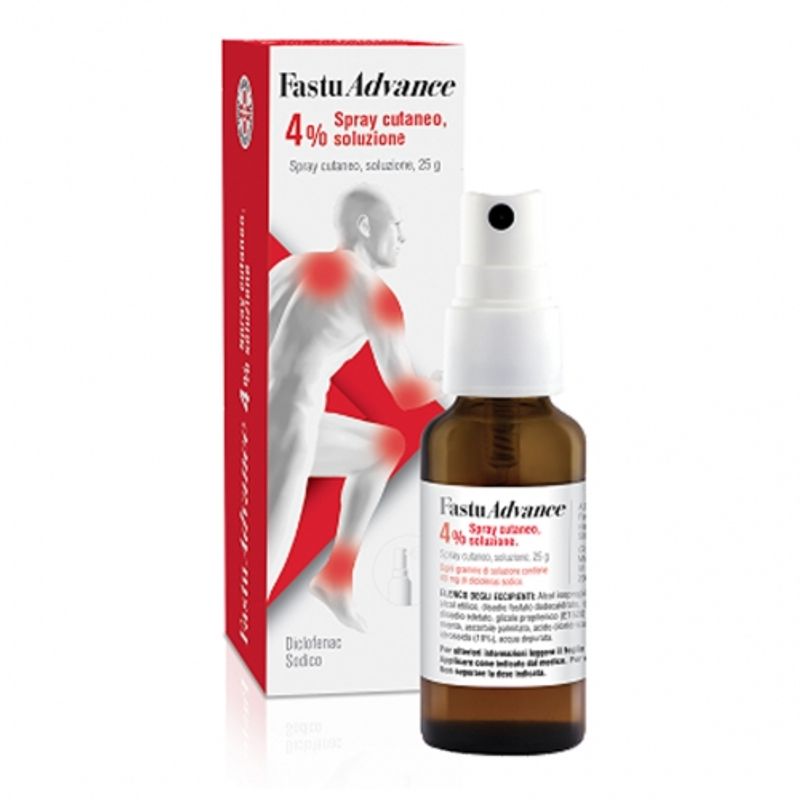 Fastu Advance 4% Spray Cutaneo Soluzione 25g-1