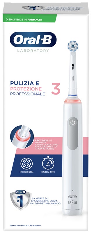 Oral-B Pro 3 Laboratory Spazzolino Elettrico Pulizia E Protezione 1 Pezzo-1