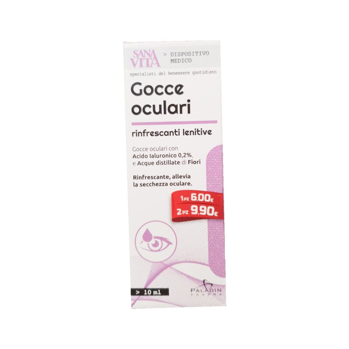 Sanavita Gocce Oculari rinfrescanti lenitive 10ml-1