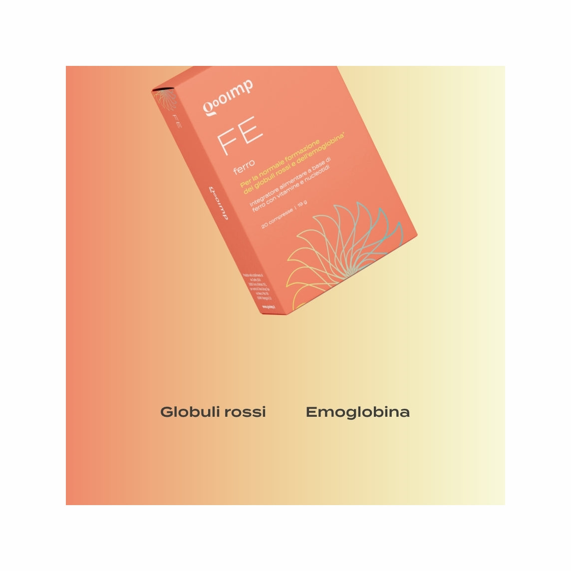 Gooimp Fe integratore di ferro 20 compresse-4