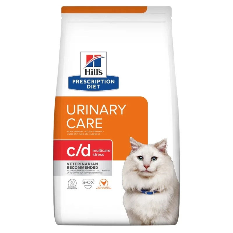 Hill's Prescription Diet C/D Multicare Stress Crocchette Pollo Per Gatti Sacco 1,5kg-1