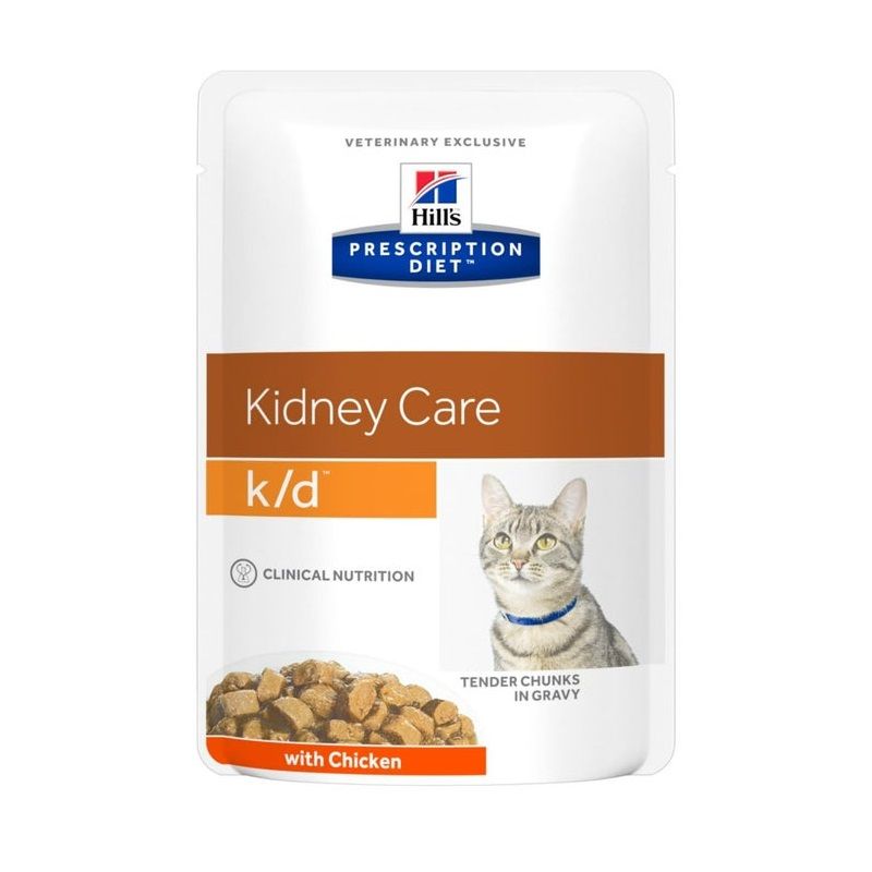 Hill's Prescription Diet K/D Renal Gatto Pollo Bustina 85g-1