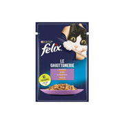 Purina Felix Le Ghiottonerie Gusto Coniglio Cibo Umido Gatti Adulti Busta 85g-1
