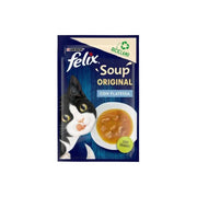 Purina Felix Soup Gusto Platessa Cibo Umido Gatti Adulti Busta 48g-1