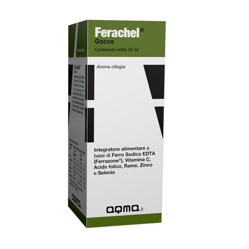Ferachel integratore alimentare Gocce 50ml gusto ciliegia-1
