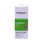 Amicafarmacia Fermenti gocce Baby per l'equilibrio della flora batterica intestinale dei bambini 5,4-1