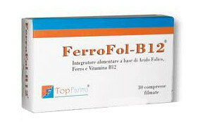Ferrofol B12 Integratore Alimentare Fabbisogno di Nutrienti 30 compresse-2