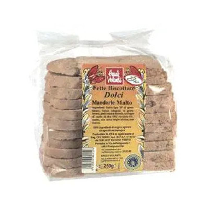 Baule Volante Fette Biscottate Dolci Mandorla Malto 250g-1