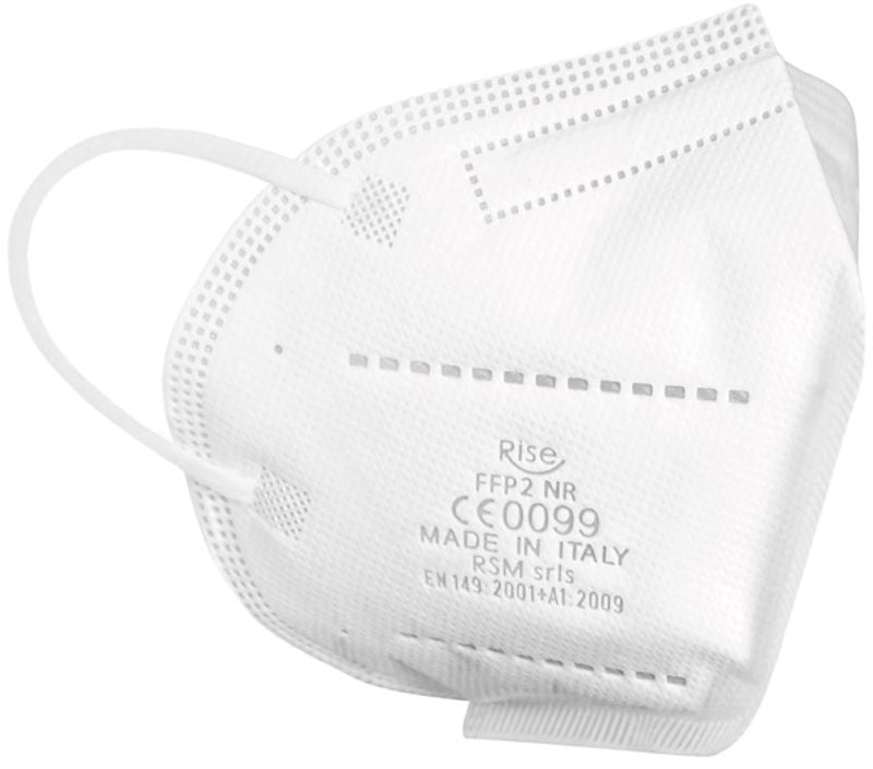 Mascherina FFP2 Adulto colore bianco 1 pezzo-1