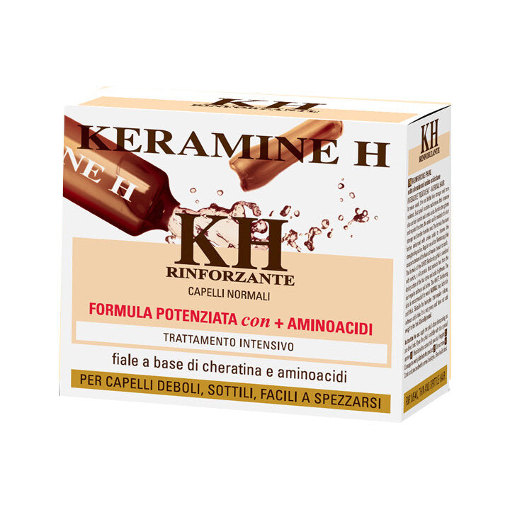 Keramine H Fascia Bianca trattamento intensivo per tutti i tipi di capelli 10 fiale-2