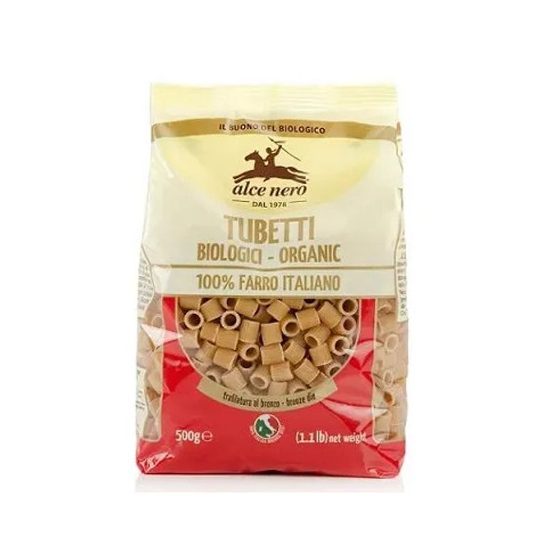 Alce Nero Tubetti 100% Sfarinato Farro Bio 500g-1