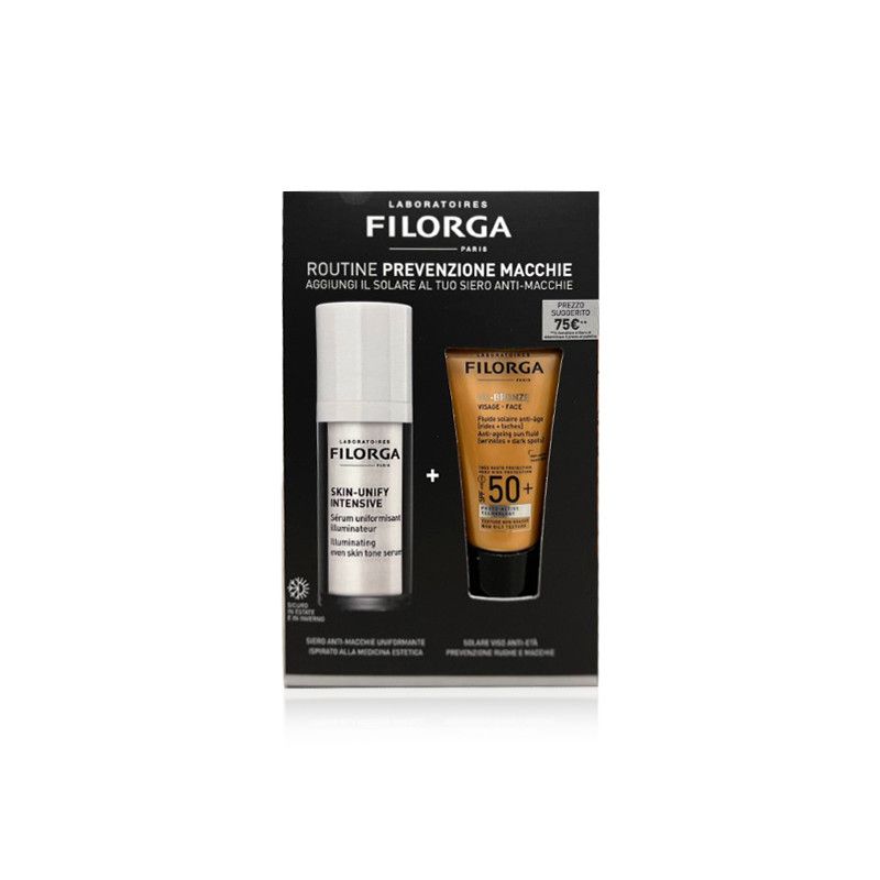 Filorga Cofanetto Uv-Bronze SPF50+ 40ml + Skin-Unify Intensive Siero 30ml-3