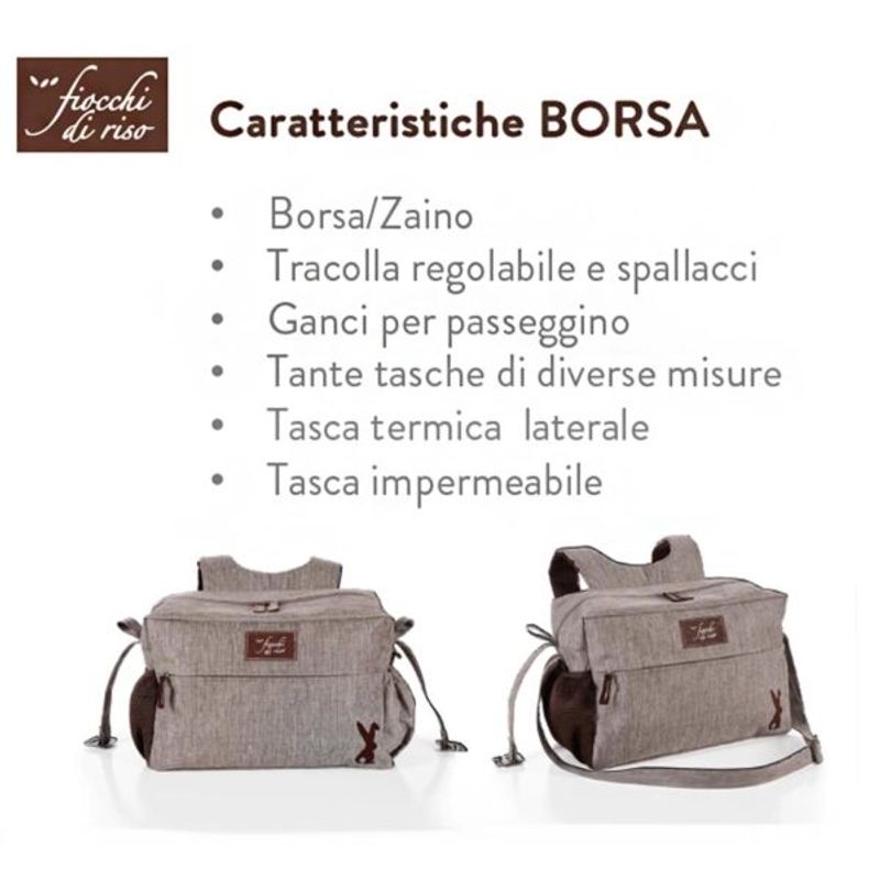 Fiocchi di Riso Cofanetto Borsa Fasciatoio 1 pezzo-2