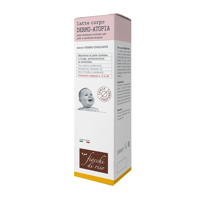 Fiocchi di Riso Latte Corpo Dermo-Atopia Latte corpo per pelli con tendenza atopica 240ml-1