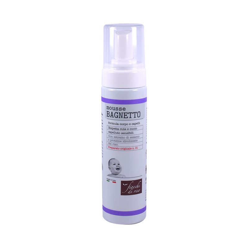 Fiocchi di Riso Mousse Bagnetto Corpo e Capelli da 200ml-1
