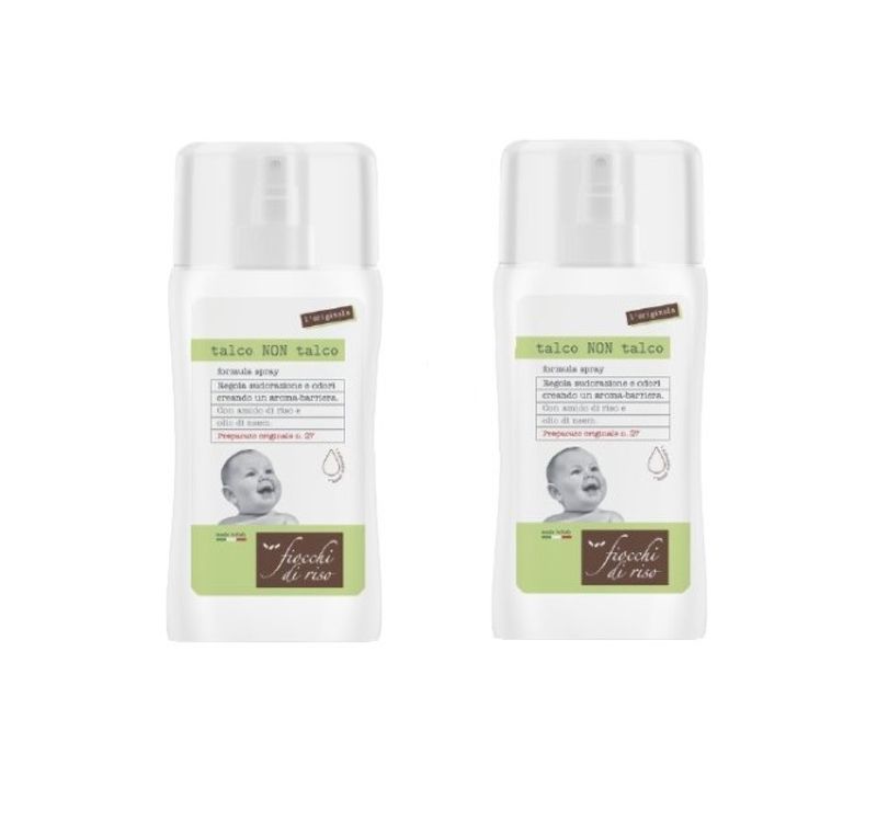 Fiocchi di Riso Talco non Talco Deodorante Spray DOPPIA CONFEZIONE 2x100ml-1