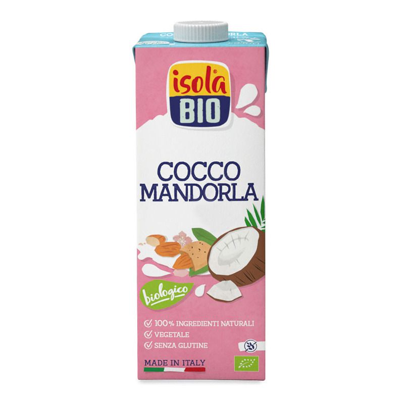 Isola Bio bevanda biologica gusto mandorle e cocco 1L-1