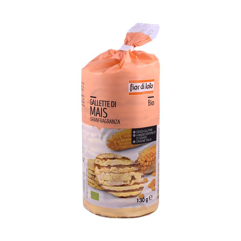 Fior di Loto Gallette di Mais Granfragranza Bio 130g-1
