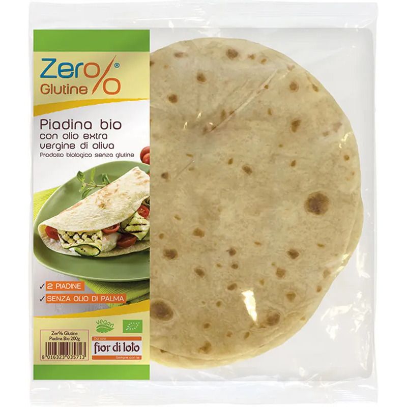 Fior Di Loto Zer% Piadina Con Olio Extra Vergine Di Oliva 2 Piadine-1