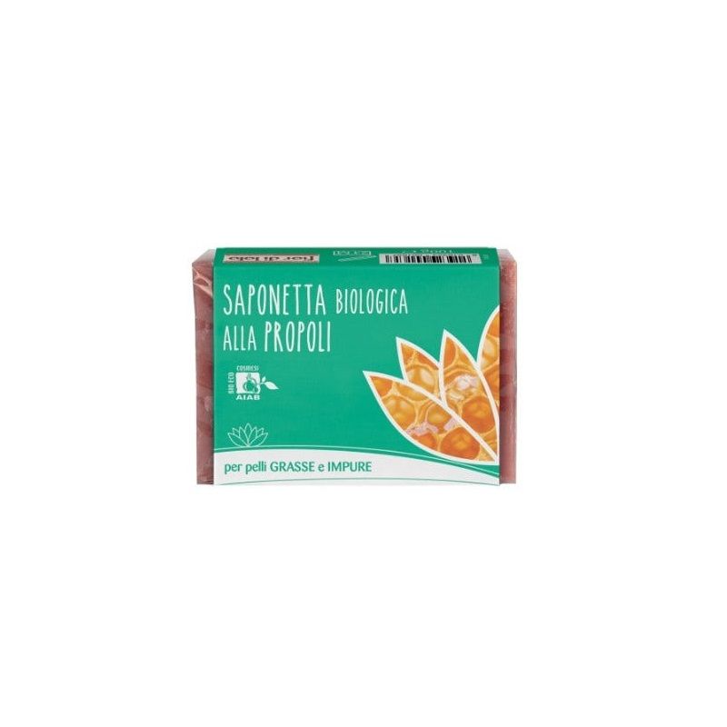 Fior Di Loto Saponetta Biologica Propoli 100g-1