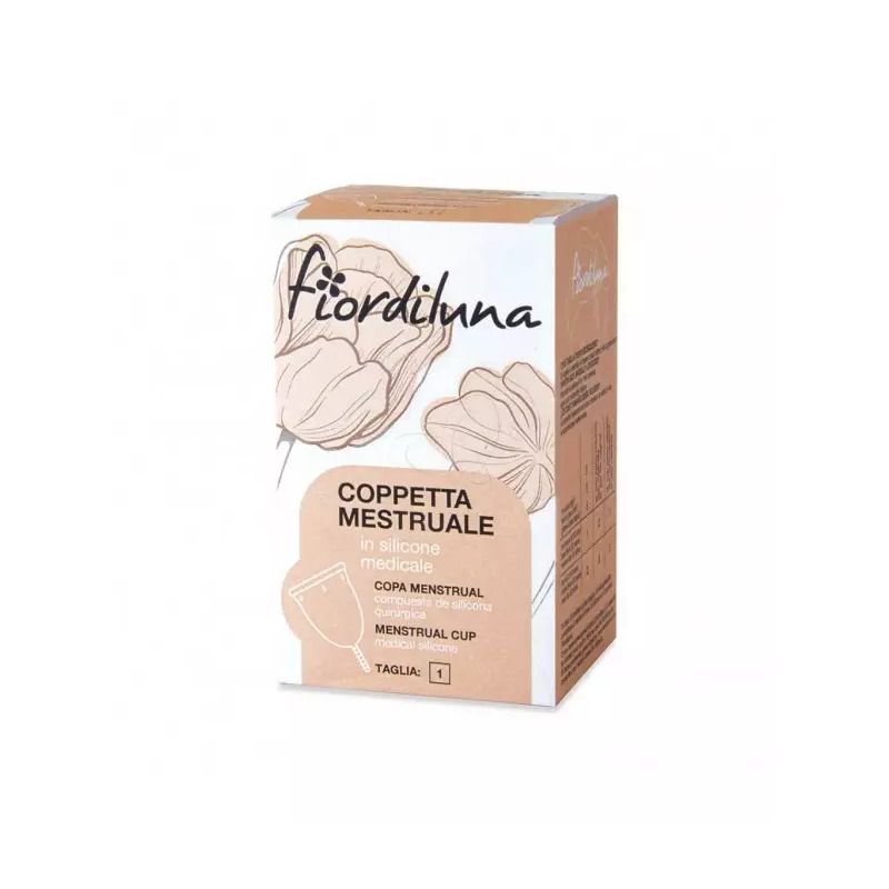 Fiordiluna coppetta mestruale in silicone taglia 1 1 pezzo-1