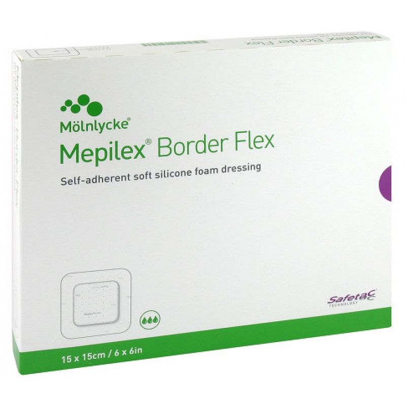 Mepilex Border Flex medicazione con bordo 15x15cm 5 pezzi-1