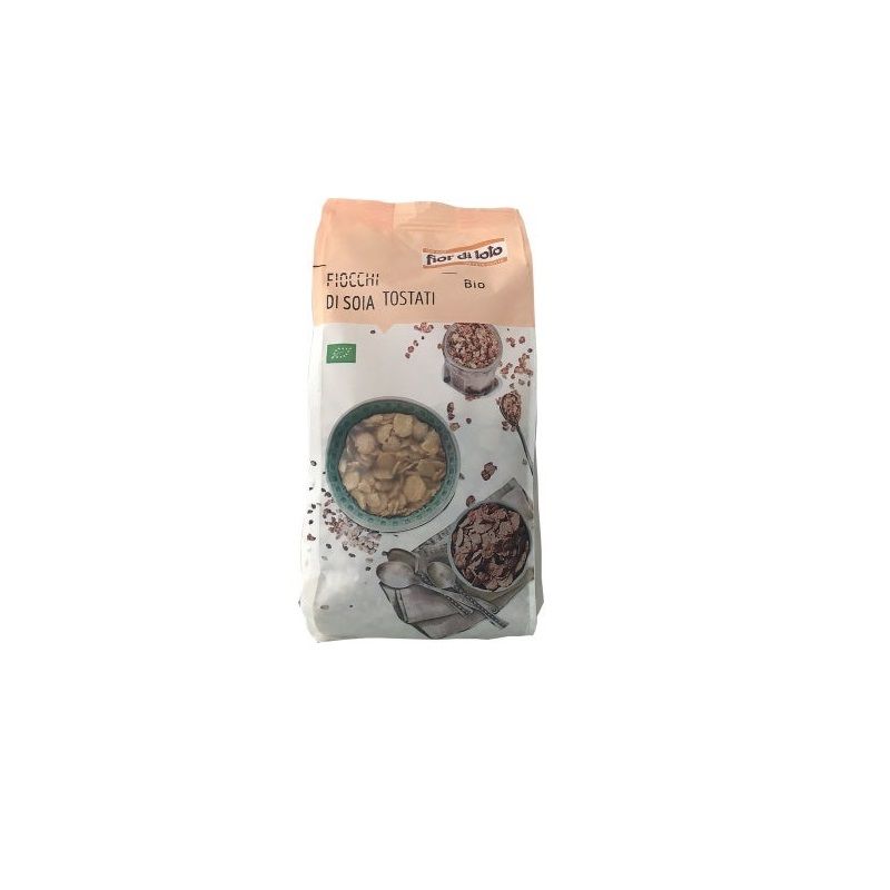 Fiori Di Loto Fiocchi Di Soia Tostati Bio 500g-1