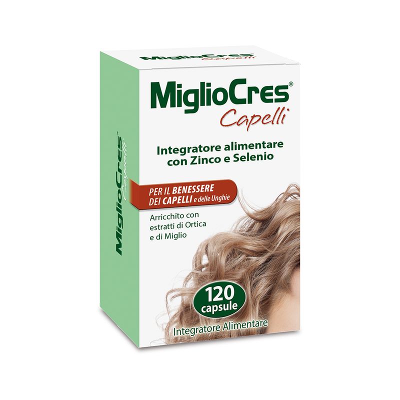 Migliocres Capelli integratore alimentare 120 Capsule-1