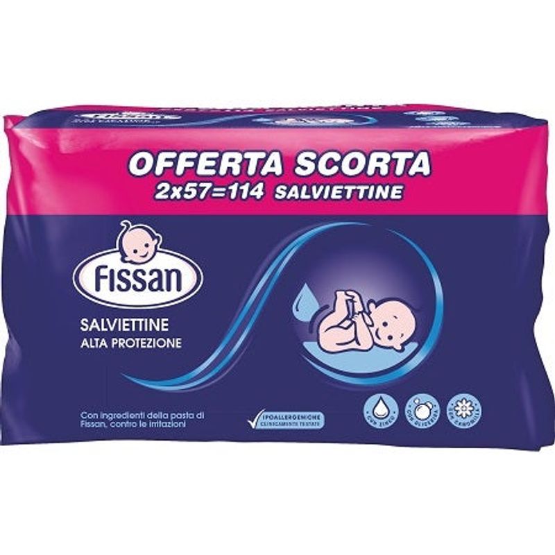 Fissan Salviette Alta Protezione 114 Pezzi-1