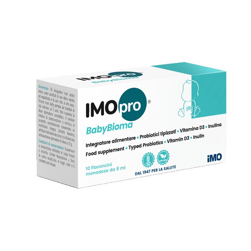 IMOpro BabyBioma integratore per bambini 10 flaconcini-1