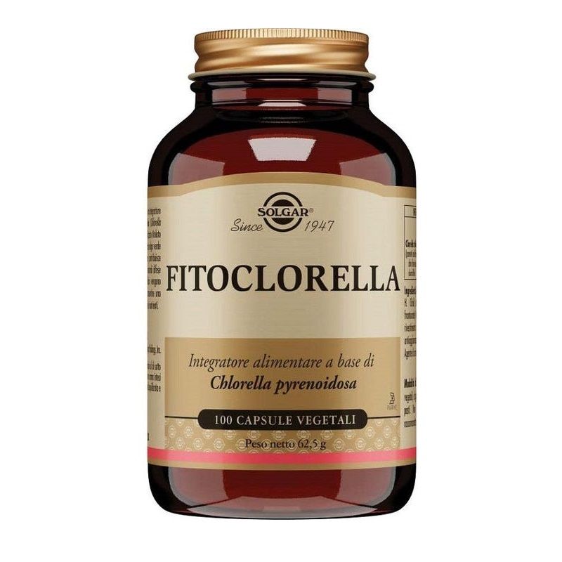 Solgar Fitoclorella integratore alimentare 100 capsule-1