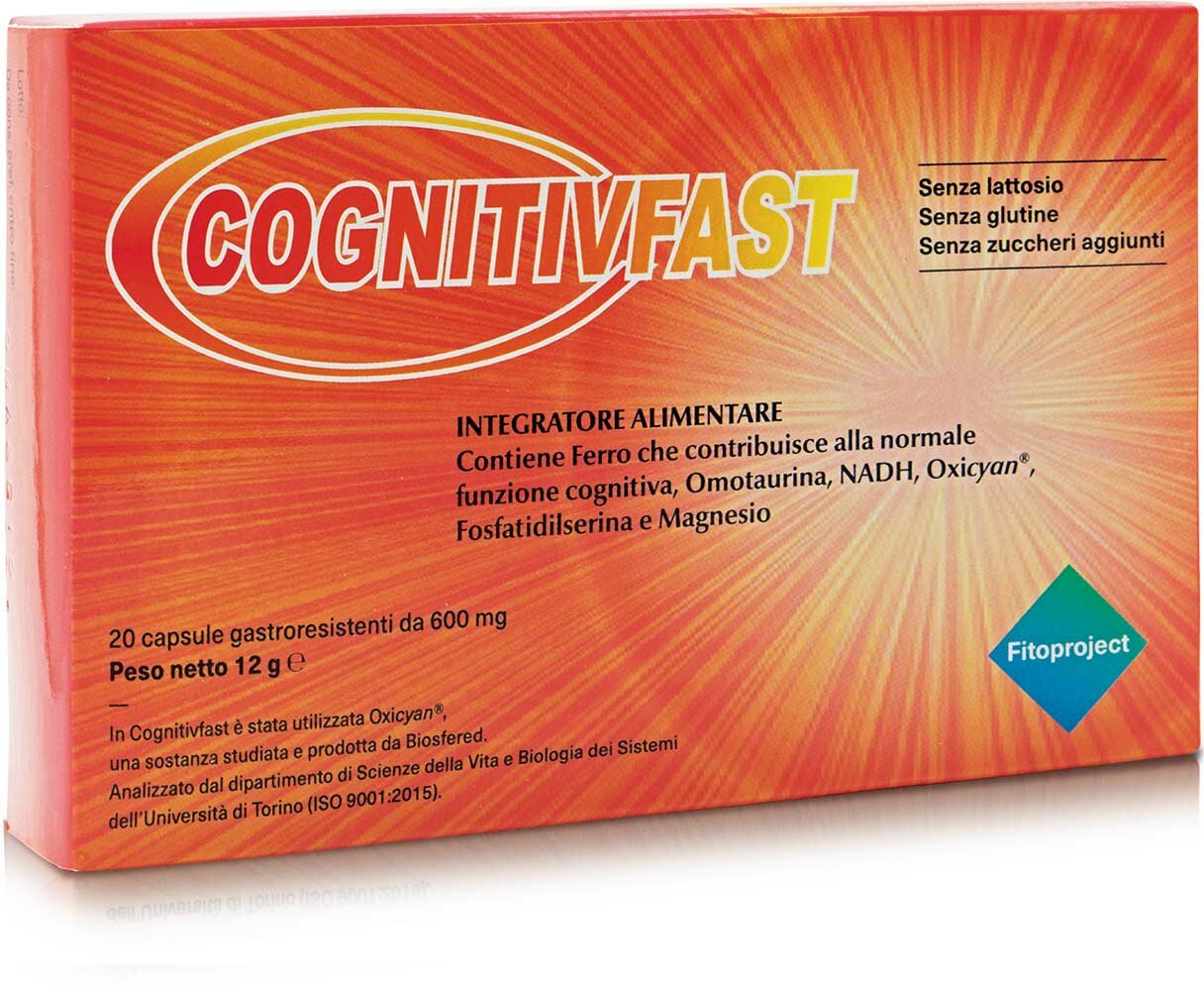 Cognitivfast stanchezza e affaticamento 20 capsule-2
