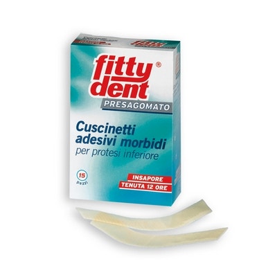 Fittydent Cuscinetti Morbidi Protesi Inferiore 15 Pezzi-1