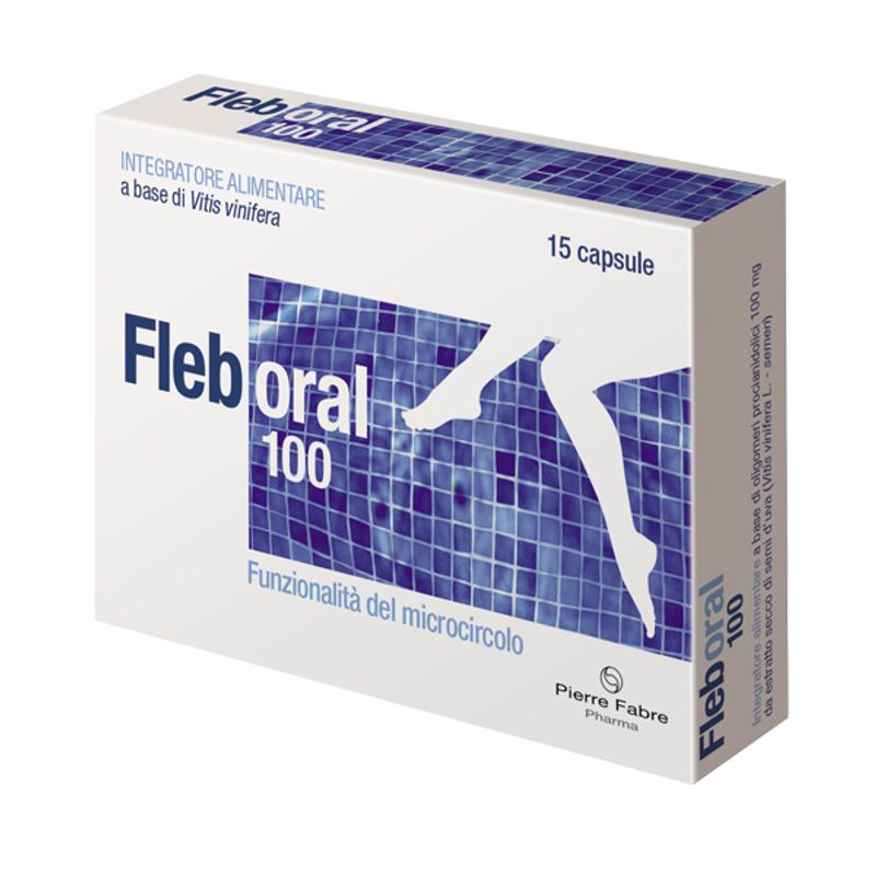 Fleboral 100 benessere delle gambe 15 capsule-1