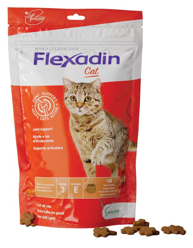 Flexadin Cat Mangime Complementare Articolazioni Gatti Adulti 120 Tavolette-1