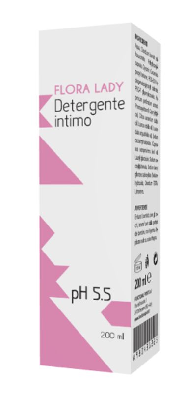 Flora Lady Detergente Intimo Ph 5,5 200ml-1