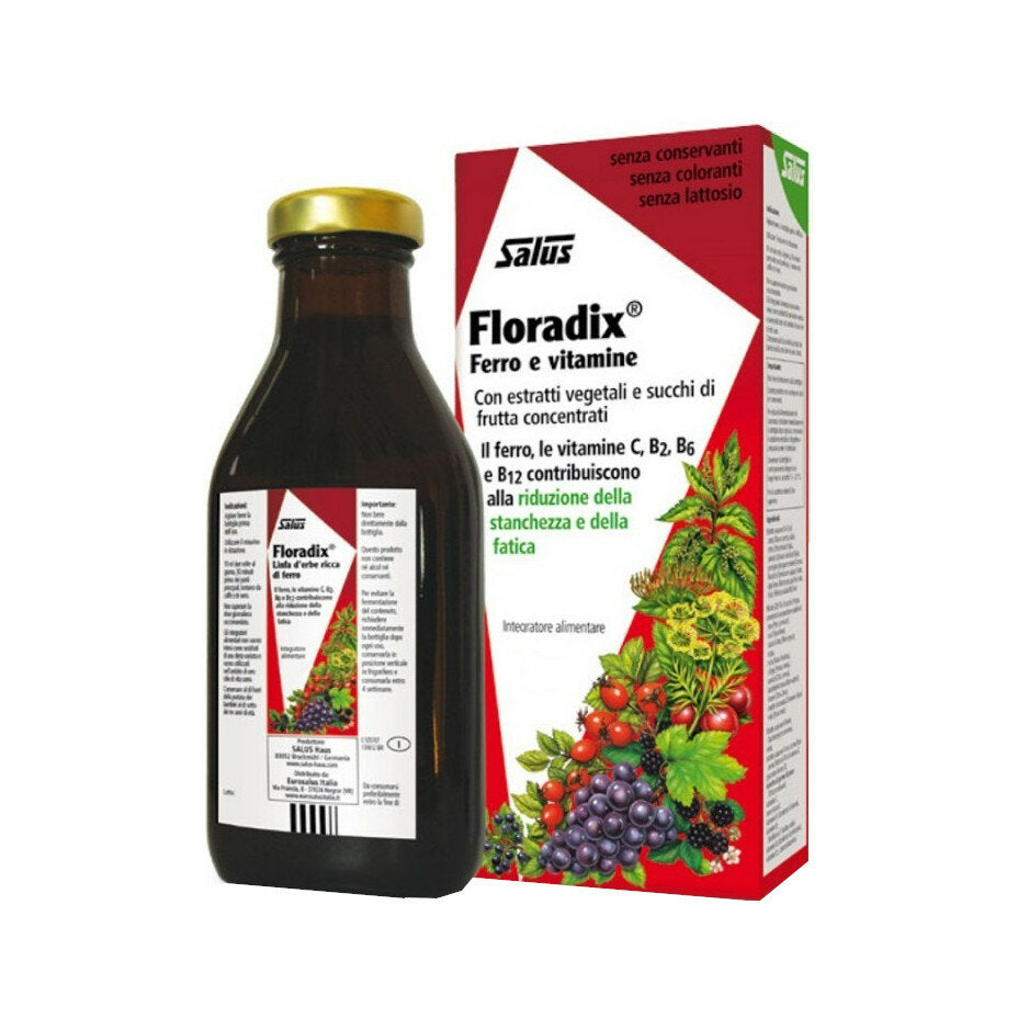 Salus Floradix Ferro e Vitamine integratore alimentare 500ml-2