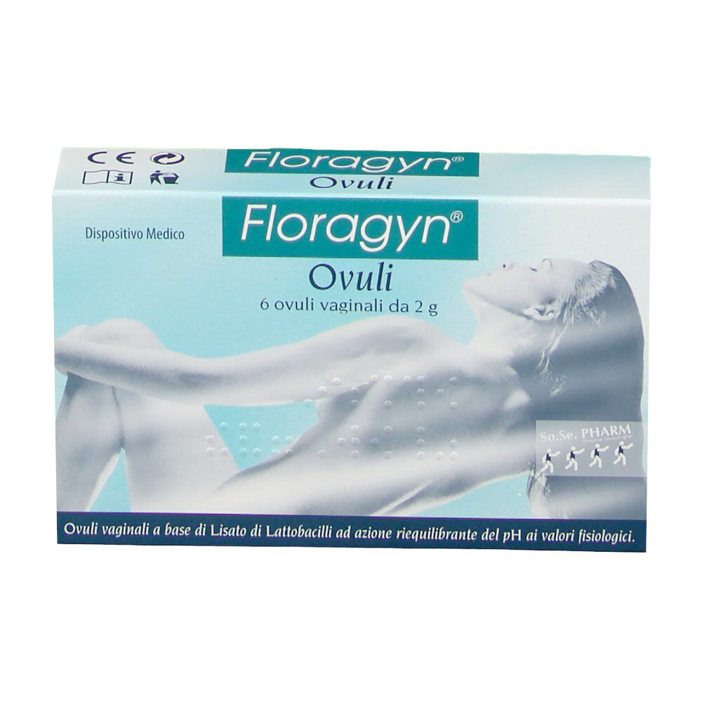 Floragyn Ovuli Vaginali 12g 6 Pezzi-2