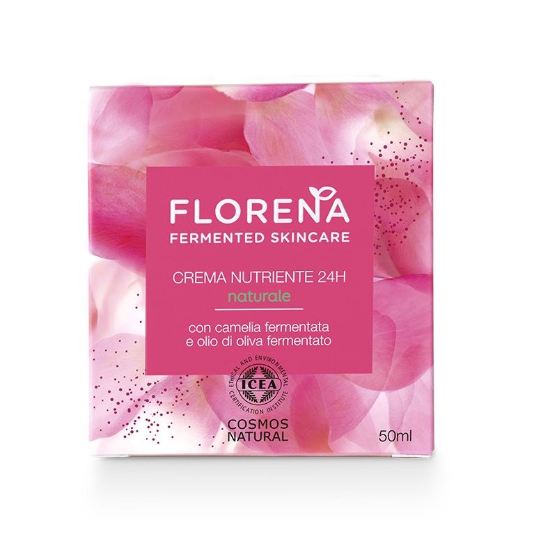 Florena Crema Viso Nutriente 24h Naturale con Camelia Fermentata 50ml-2