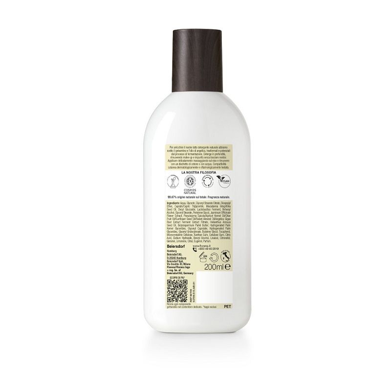 Florena Latte Detergente Naturale con Gelsomino fermentato 200ml-2