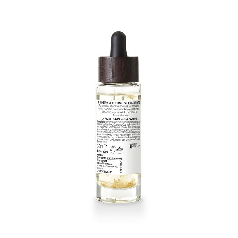 Florena Olio Elisir Viso Rigenerante Naturale con petali di Elicriso bianco 30ml-3