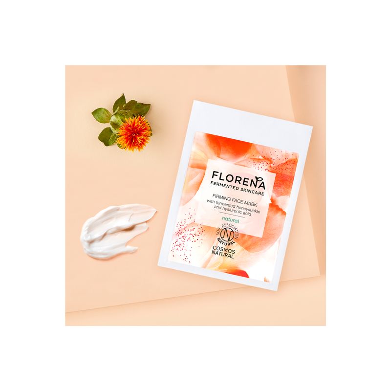 Florena Maschera Rassodante Viso Naturale con Caprifoglio fermentato 8ml-3