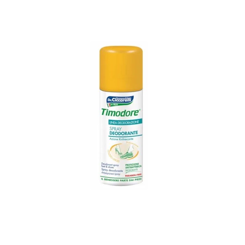 Timodore deodorante spray per piedi allo zenzero 150ml-1