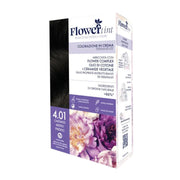 Flowertint Colorazione In Crema Permanente Colore 4.1 Castano Medio Freddo-1
