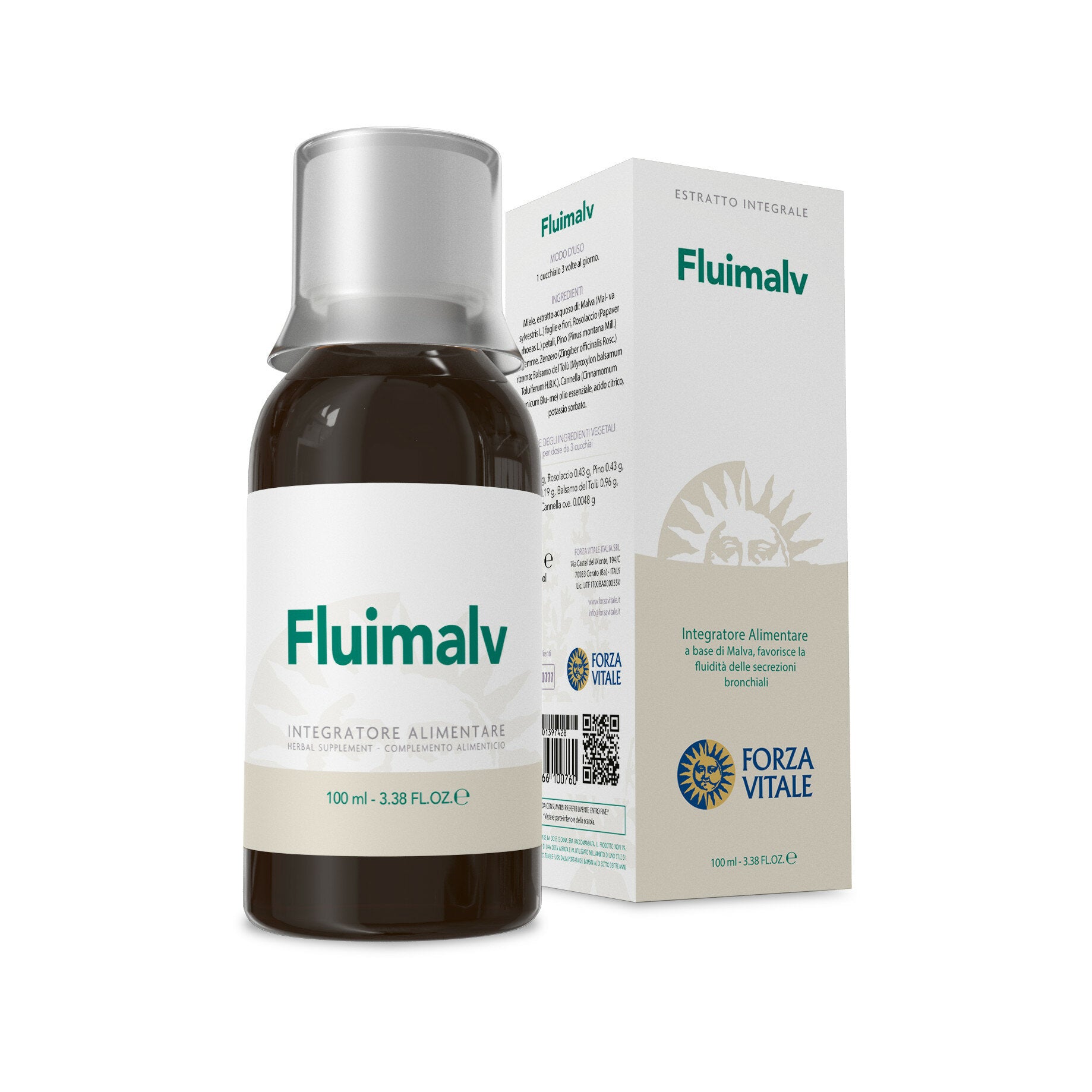 Forza Vitale Fluimalv benessere delle vie respiratorie 100ml-2
