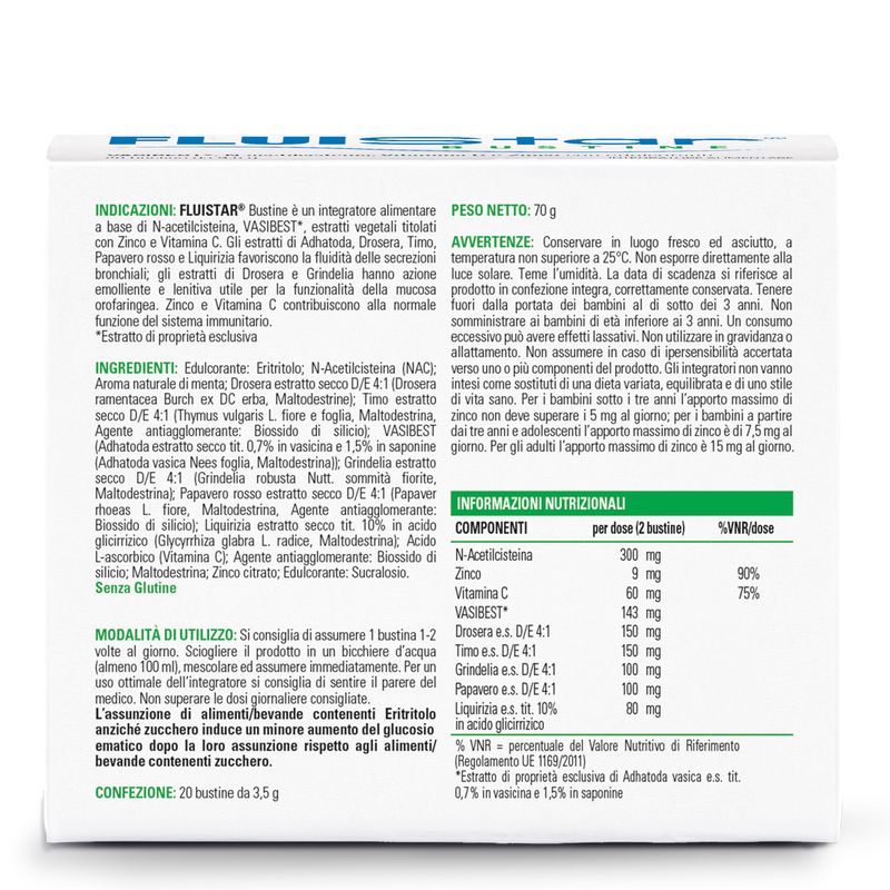 FluiStar benessere respiratorio 20 bustine-2