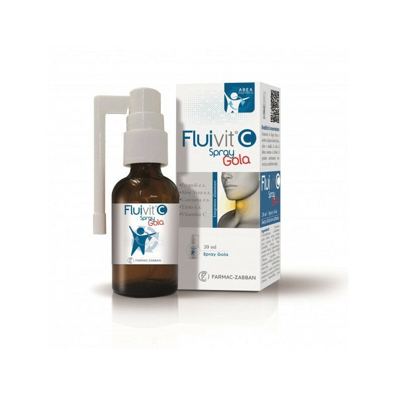 Fluivit C Spray Gola utile per il benessere della gola 20ml-2
