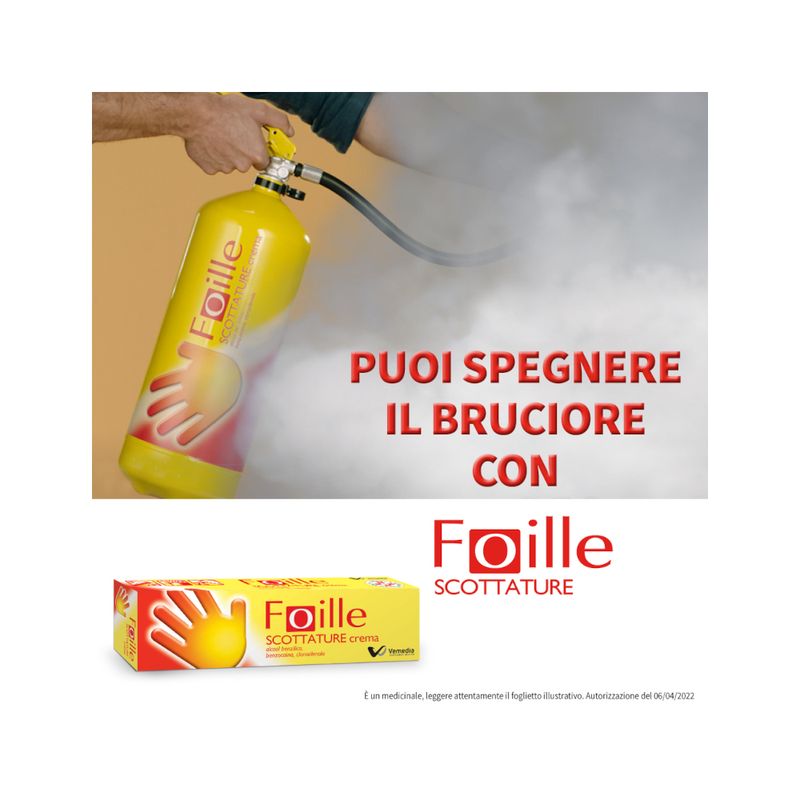 Foille Crema per ustioni, bruciature e scottature domestiche 29,5 g-5