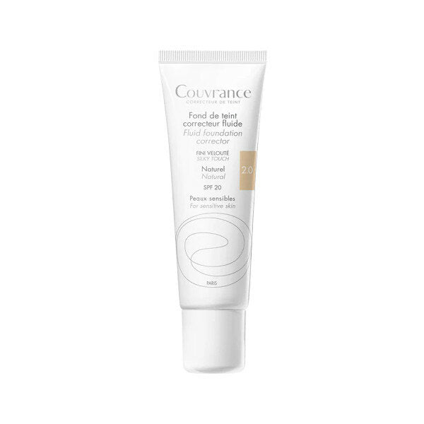 Avene Couvrance Fondotinta Correttore Fluido 2.0 Naturale pelli sensibili SPF20 30ml-2